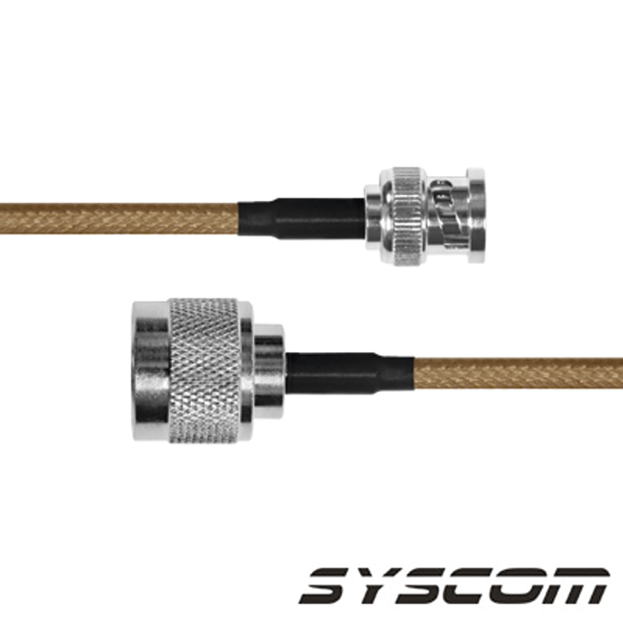 SBNC142KN60 Jumper con Cable LP142 de 60 cm, con Conectores BNC Macho a N Macho.