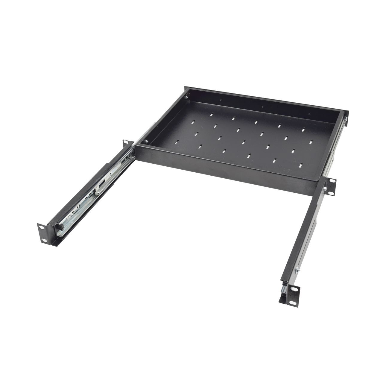 SCH-19X12A Charola Deslizable para Rack de 19, 30 cm de Profundidad, 1U