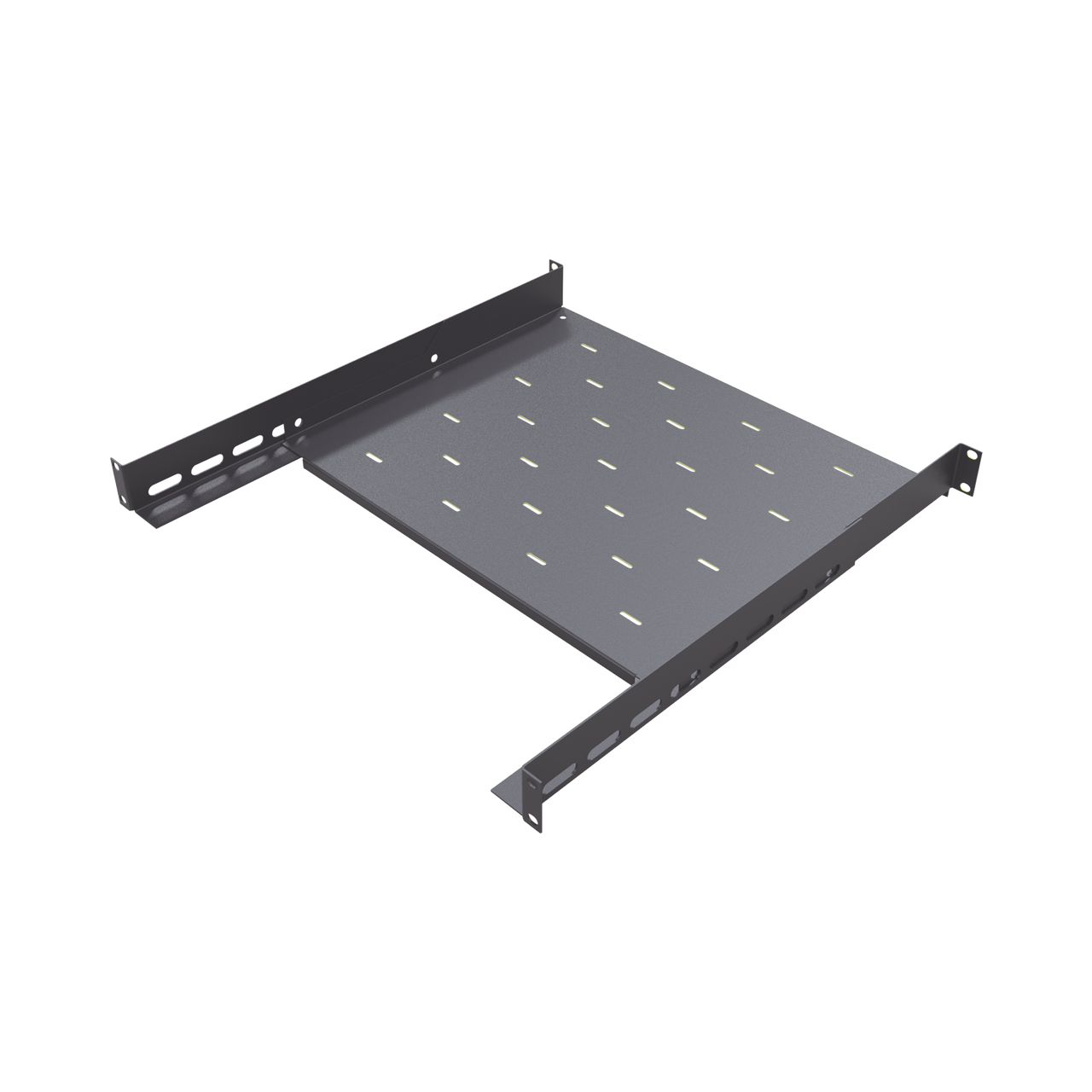 SCH-GFP Charola para Gabinetes y Racks de Pared de 4 puntos de Fijación, Profundidad Ajustable de 347 a 489 mm