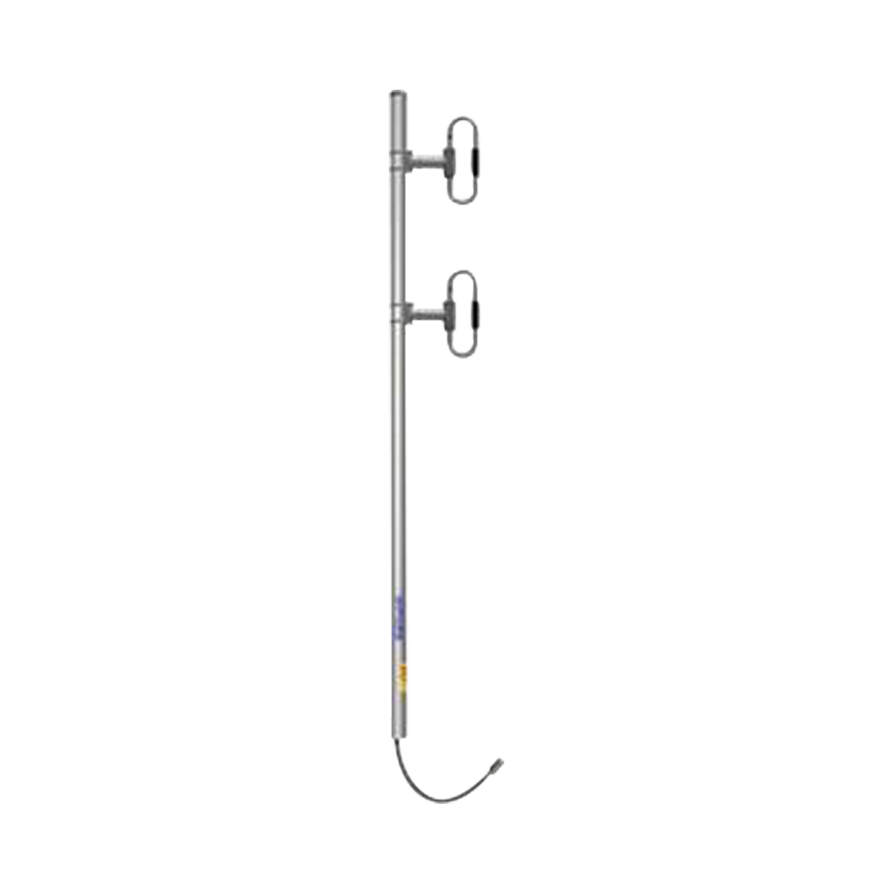 SD312-HF2P4SNF Antena Base de 2 Dipolos, 406-512 MHz, 5.5 dBd, 106 MHz Ancho de Banda, OFFSET, 150 Watt, N Hem, Inclinación Opcional Tilt de 0, 2, 4, 6, 8 o 10 Grados.