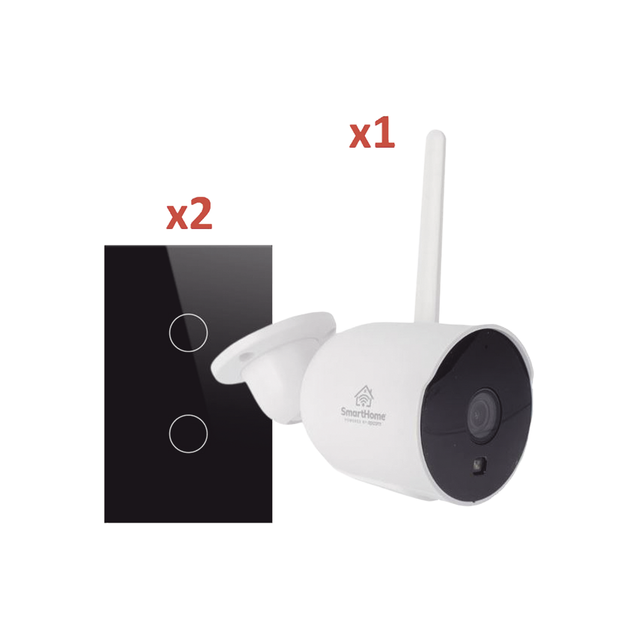 SH1CAM2SK (Wifi) KIT 1 camara Wifi y 2 apagadores inteligentes Wifi