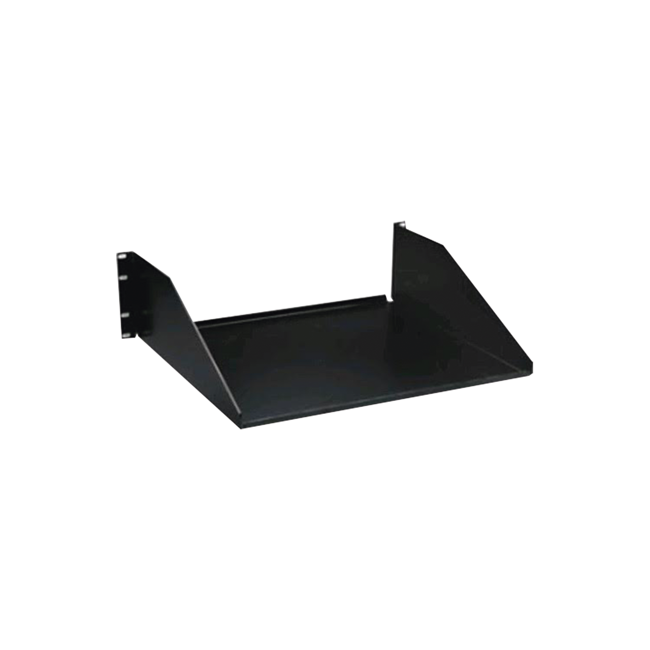 SH-S19-01 Charola Para Soportar Equipos en Racks, de 19in, Solida, 3UR, Color Negro