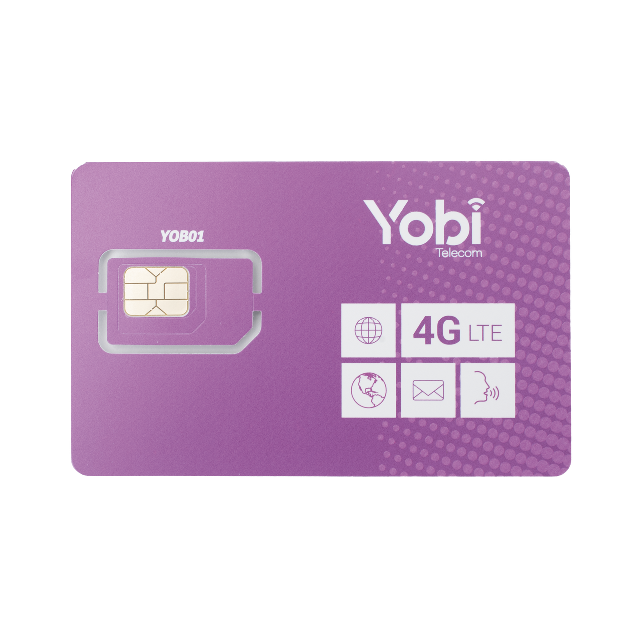 SIM1GBYOBI SIM Yobi para dispositivos móviles 3G/4G con recarga de 1GB cada mes durante 1 año de servicio (solo datos)