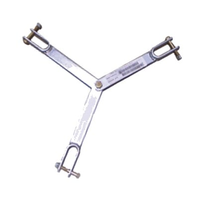 SJB-90G Brida para sujeción de retenida compatible con tramos STZ90G, Galvanizado por Inmersión en Caliente.