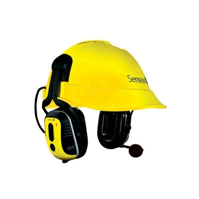 SM1HM Protectores aditivos inteligentes montados en casco con filtrado de ruido sin bluetooth ni comunicación corto alcance, NO IS para radios digitales y análogos