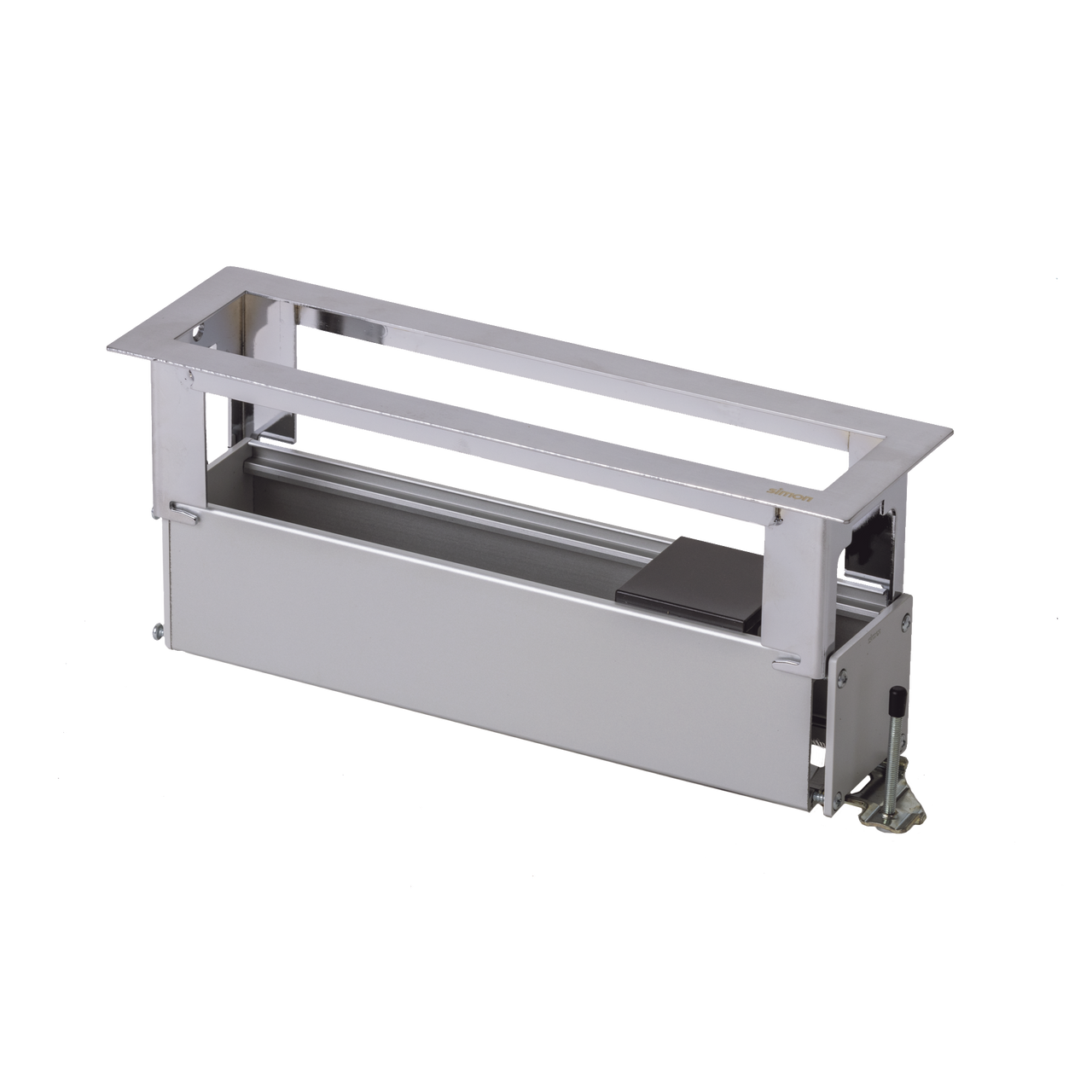 SM-CEP-4M Caja Para Instalación en Escritorio para Voz, Datos o Contactos Eléctricos / Capacidad para 4 Módulos / Salida de Cables Posterior / Los Módulos se Adquieren Aparte / (KFC134/14CY)