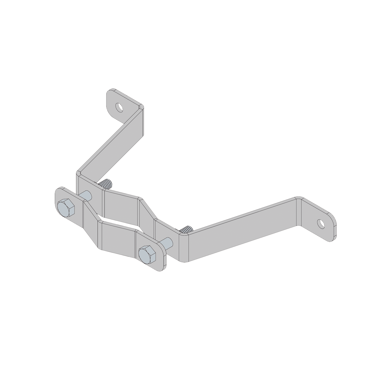SMRP-HL1 Herraje de Pared Liviano (1 pza) para Sujeción de Mástil  1 a 1-3/4.