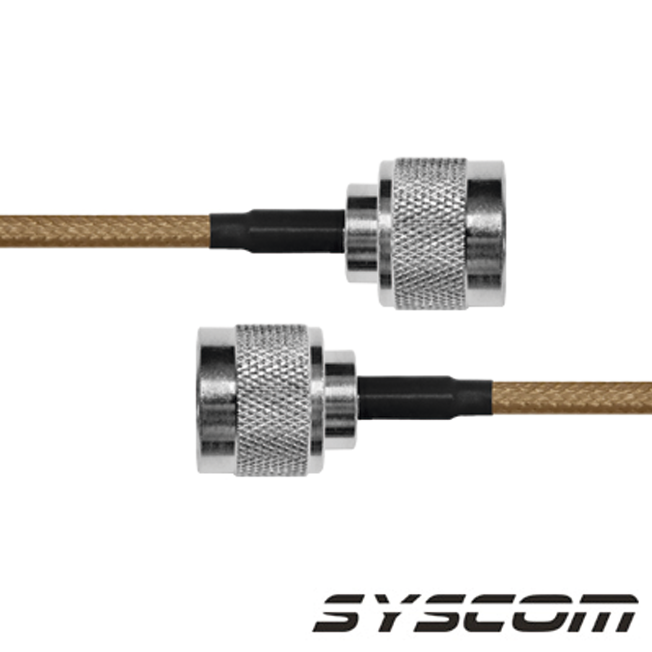 SN142KN60 Jumper de cable coaxial de 60 cm, con Conectores N Macho ambos extremos