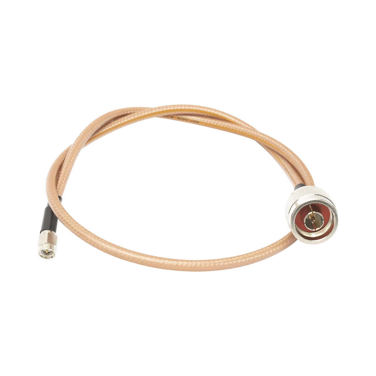 SN142KSMA60 Jumper con Cable LP142 de 60 cm, con Conectores N Macho a SMA Macho (Hasta 8 GHz).