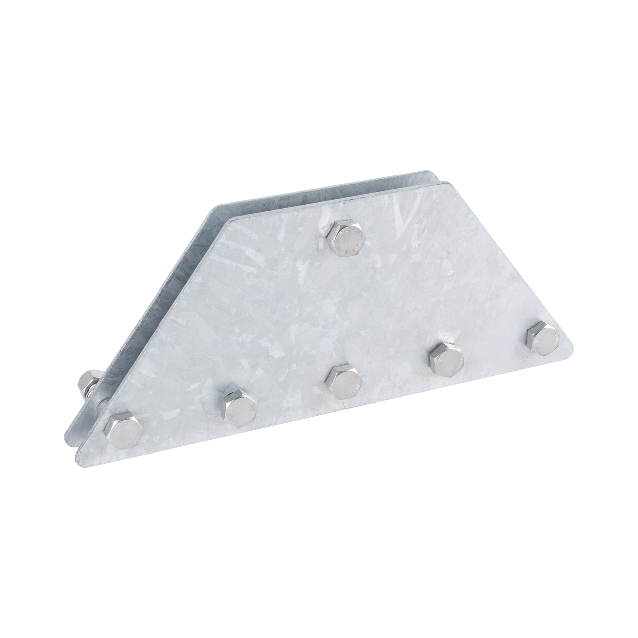SP202050G6R Placas igualadoras con tornillería y separadores, para 6 retenidas. Galvanizado en inmersión.