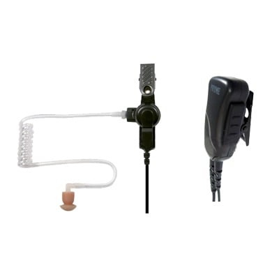 SPM-1302 MICRÓFONO DE SOLAPA CON AUDÍFONO DISCRETO P/ VERTEX VX-10 / VX-300 / VX-400 / VX-110 / 1R / VXF-1 / FT10R.