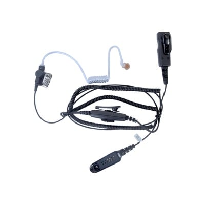 SPM-2033 MICRÓFONO AUDÍFONO DE 2 CABLES CON DOBLE PTT P/ MOTOROLA HT-750/ 1250/ 1550/ PRO-5150/ 5550/ 7150/ 9150/ MTX-850LS/ PTX700/ 760/ 780.