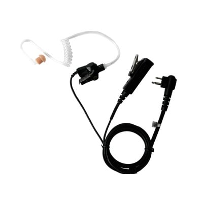 SPM-2303 MICRÓFONO AUDÍFONO DE 2 CABLES P/ MOTOROLA GP300/ SP-50/ P1225/ PRO3150/ MAG ONE/ EP450/ EP350. HYT TC-500/ 518/ 600/ 610/ 620/ 700.