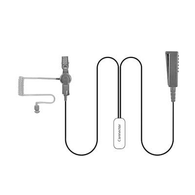 SPM-2355 MICRÓFONO AUDÍFONO DE 2 CABLES P/ HYT PD-702/ 706/ 782/ 785/ 786/ PT-580.