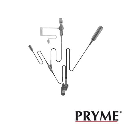 SPM-3303 MICRÓFONO - AUDÍFONO DE SOLAPA DE 3 CABLES P/ HYT TC-500/ 518/ 600/ 610/ 620/ 700 - MOTOROLA GP300/ SP-50/ P1225/ PRO-3150/ MAG-ONE/ EP-450/ 350/ RDU-2020/ XV-2600/ XTN446.