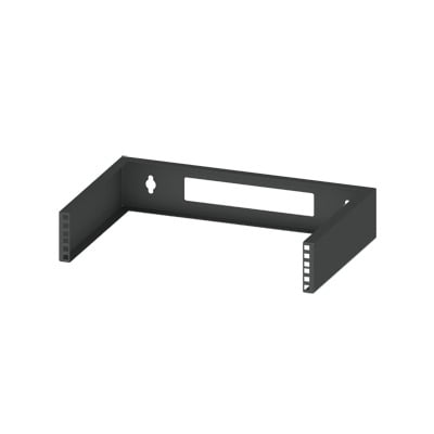 LP-RAP-1202 Rack Abierto de montaje en Pared, de 19in, Espacio para 2 Unidades de rack, Se envía el Gabinete Armado.
