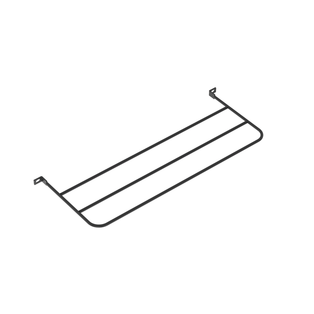 SRB19MDBL Barra para Aliviar Tensión o Peso Atrás de Patch Panel, Extendida de 7 Pulgadas, Color Negro