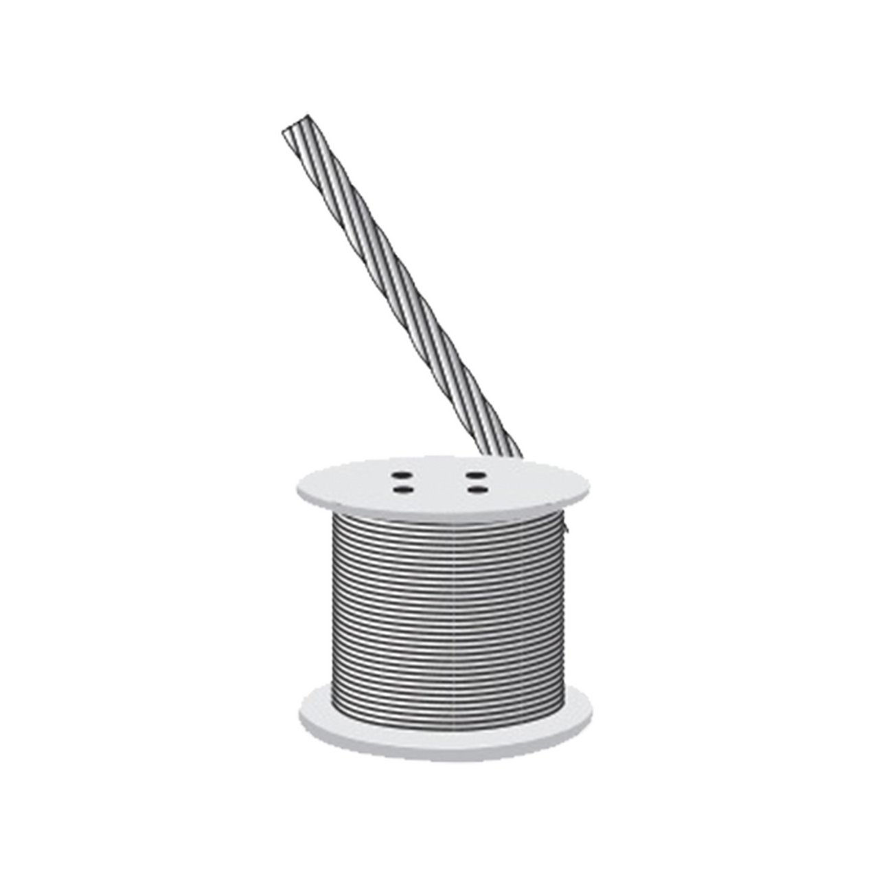 S-RET-338CAM Cable Retenida 7 Hilos, Resistencia 4900 Kg. Diámetro 3/8 Galv. clase A.  (Precio por Metro).