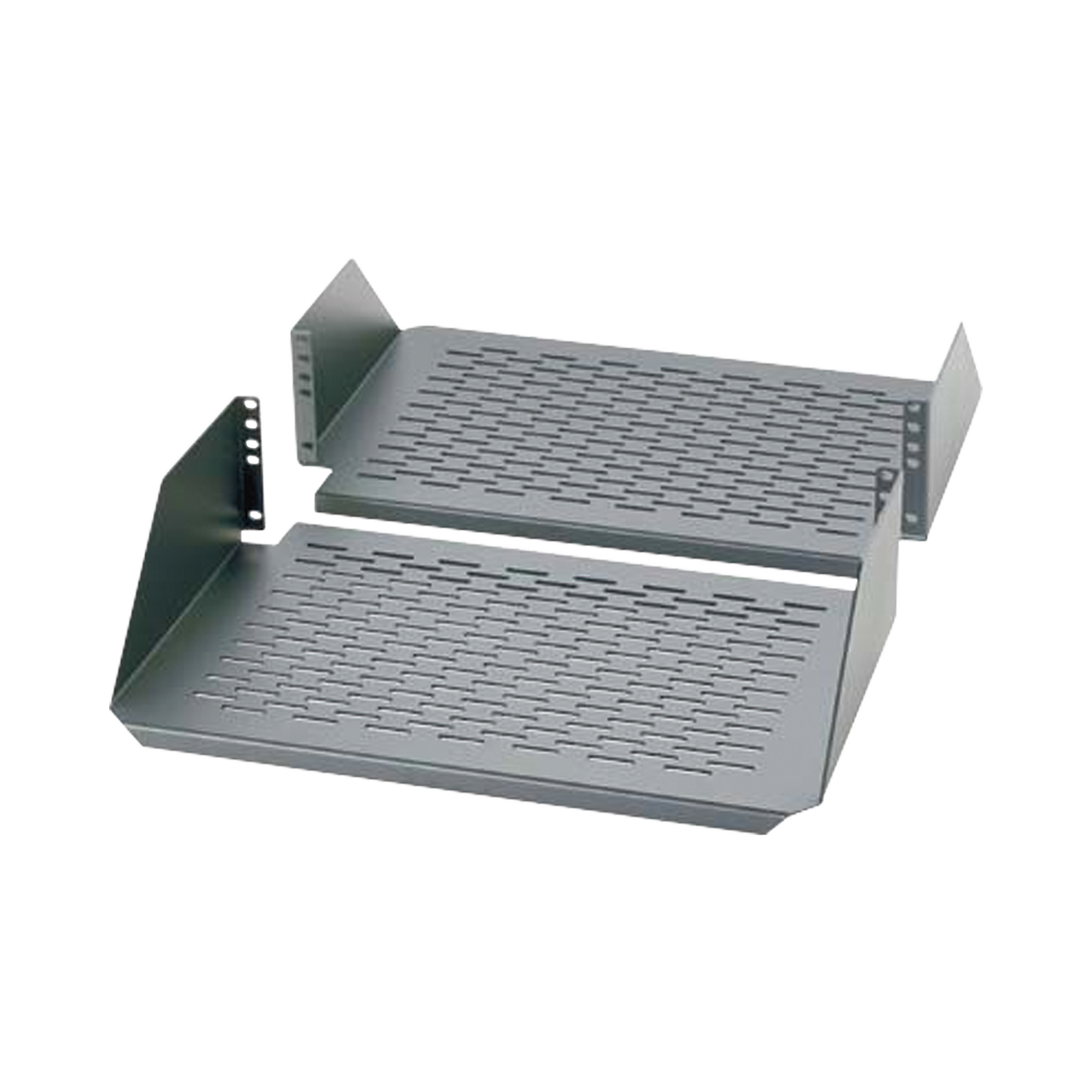 SRM19CMV3 Charola Para Soportar Equipos en Rack de 19in, Ventilada, Frontal y Posterior, Capacidad de 136 Kg, 3UR