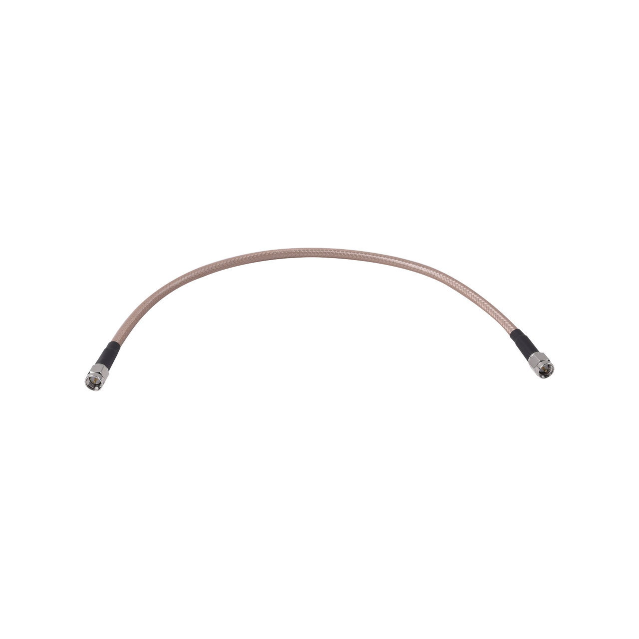 SSMA-142-SMA-30 Jumper con cable RG-142 con conectores  SMA Macho/SMA Macho de 30 cm.