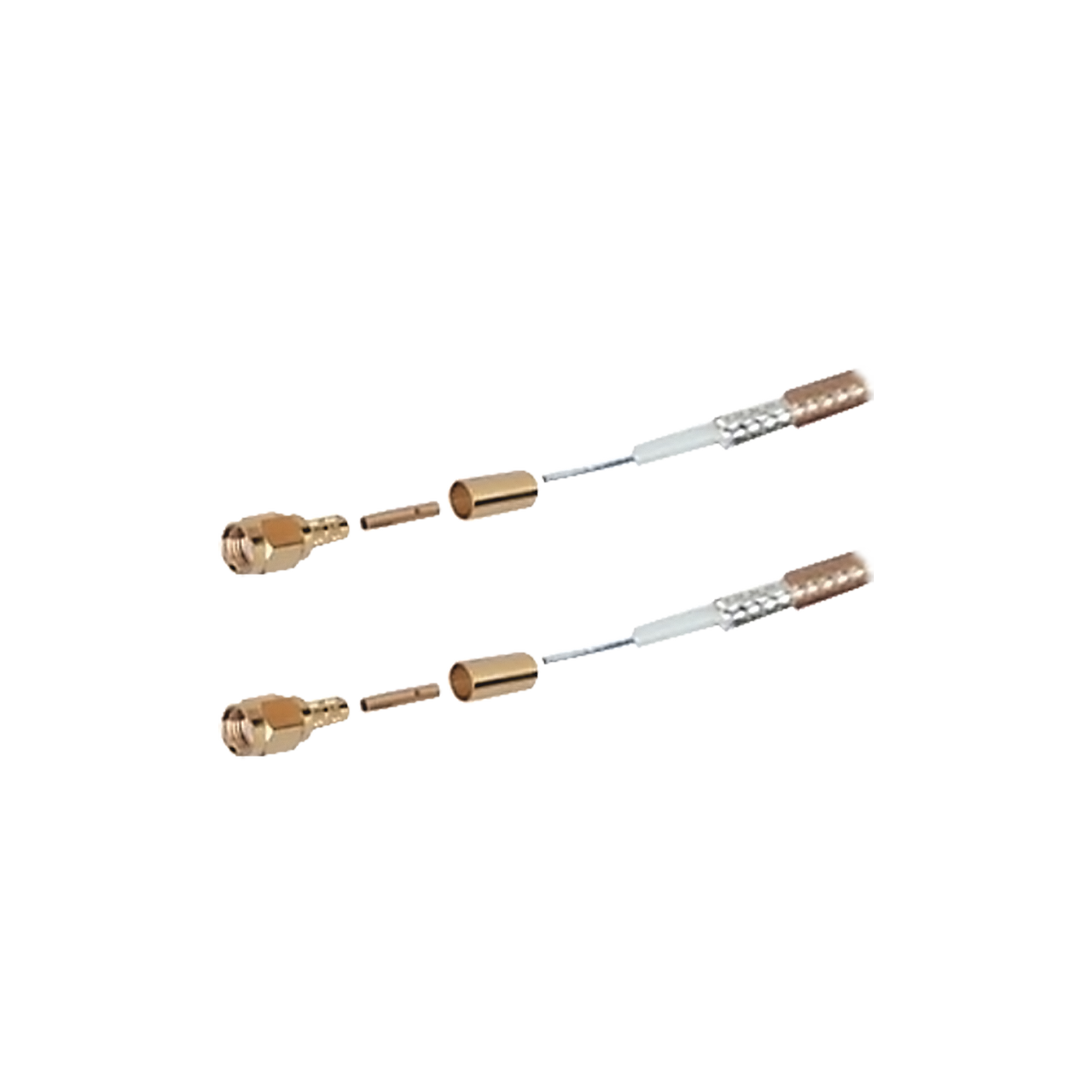 SSMAI-142-SMAI-15 Jumper de 15 cm. Con Cable RG-142 y conectores SMAI Macho Inverso.