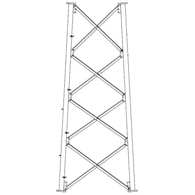 SSV8N106 Sección 8 Base para Torre Autosoportada línea SSV (Código de Fábrica: 8N106)