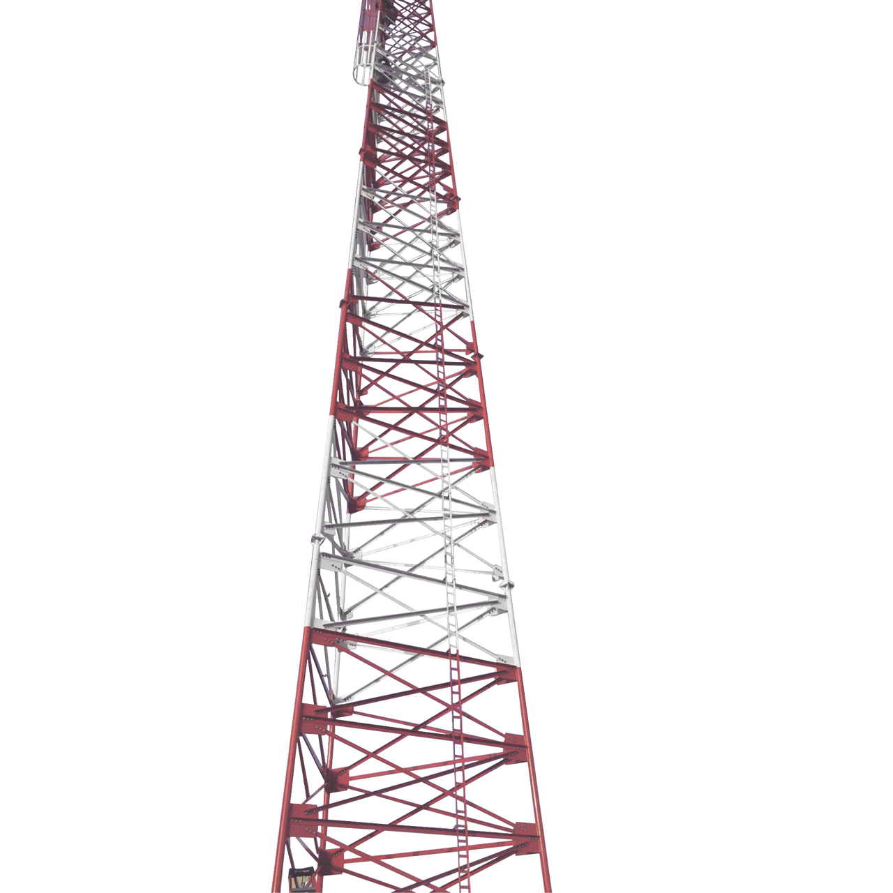 STAT-30M-BF Torre Autosop. Tubular Uso Pesado. 30 Metros (Sec B - F). Galv. Inmersión. Con Accesorios.