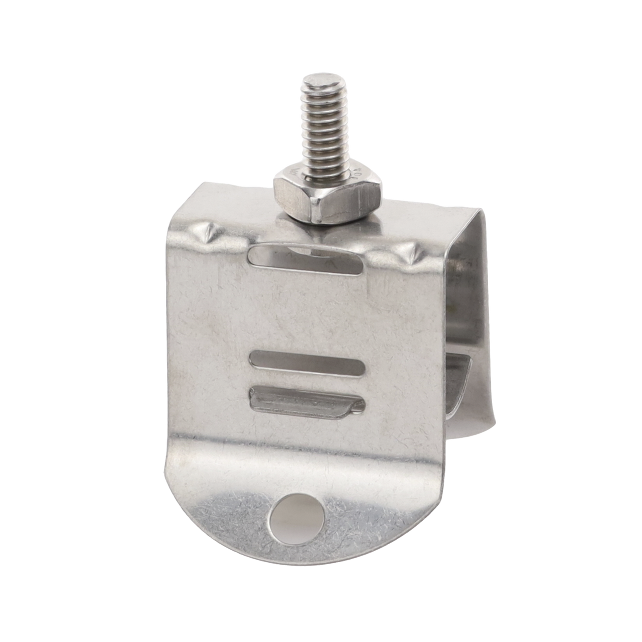 STBH12 Sujetador de doble click para cable coaxial de 1/2 paquete de 10 piezas.
