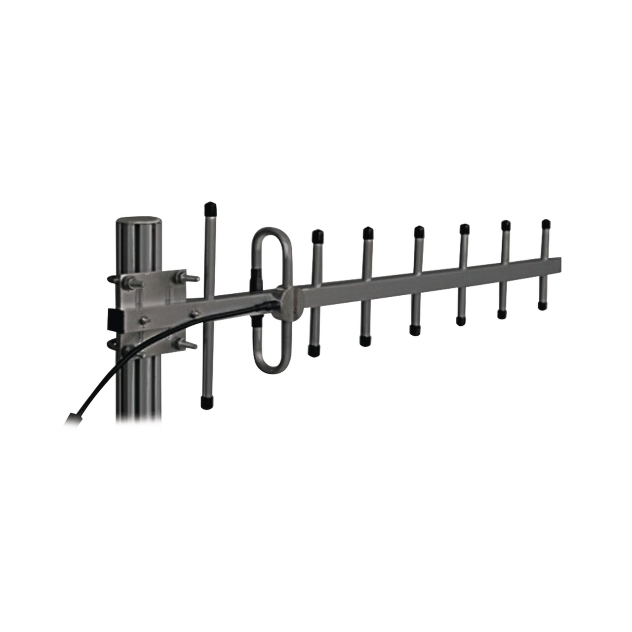 SY307-SF9SNMABK Antena Yagi 440-460 MHz, 10dB Ganancia, Anodizada en Negro, 7 Elementos, N Macho.