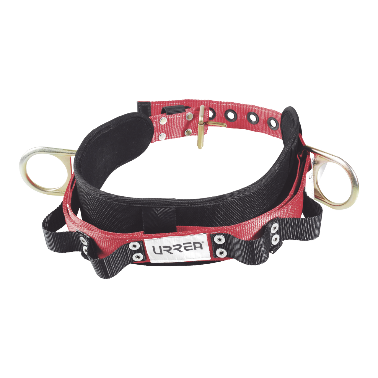SYS-USC01M Cinturón para liniero, talla 40, con bandas para porta herramientas y dos anillos tipo D.