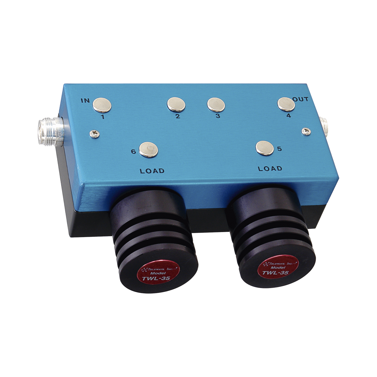 T-1560 Aislador Doble para 118-174 MHz, 70 dB de Aislamiento, Ajustable en ± 4 MHz, hasta 100 Watt.