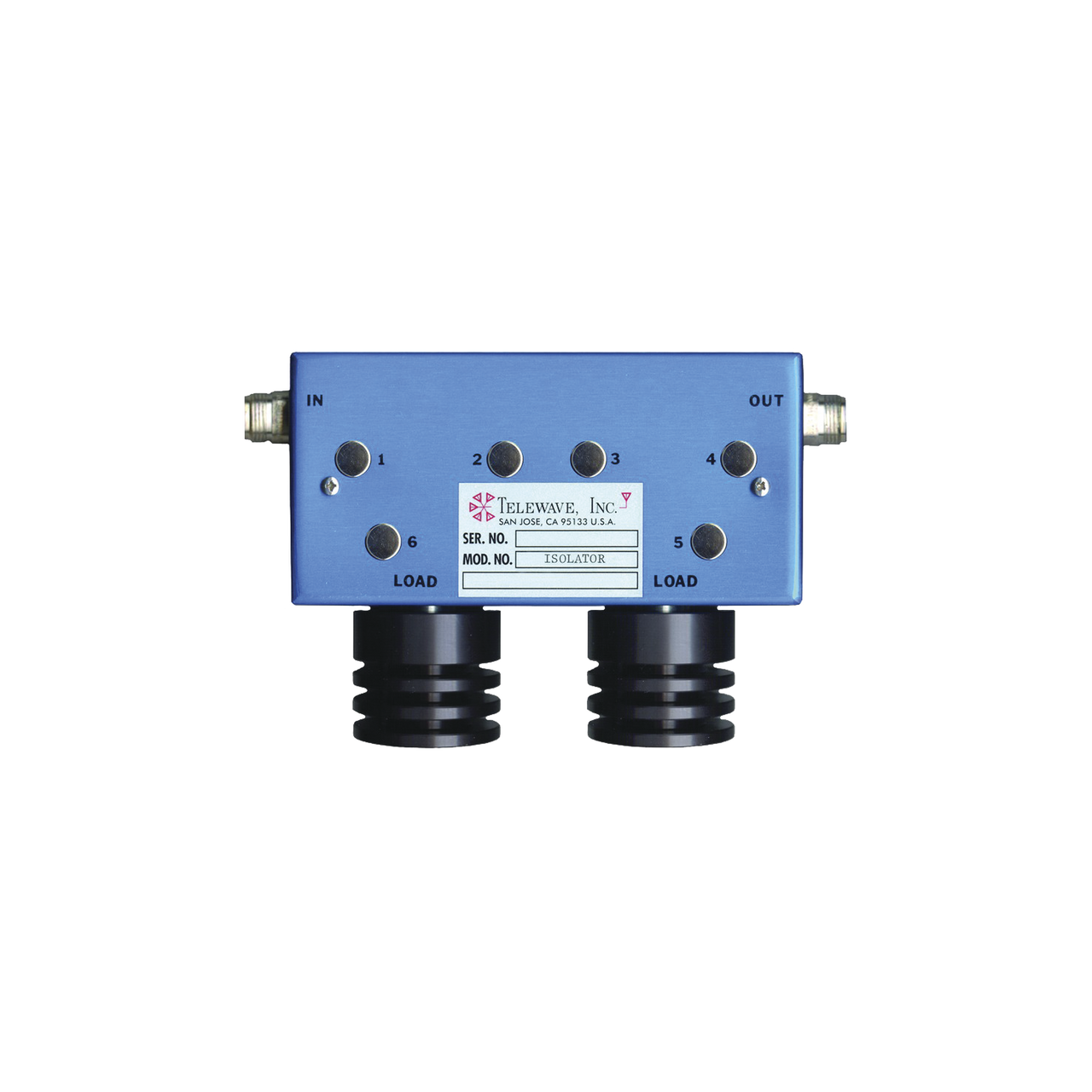 T-8660 Aislador Doble para 806-960 MHz, 70 dB de Aislamiento, Ajustable en ± 6 MHz, hasta 100 Watt.
