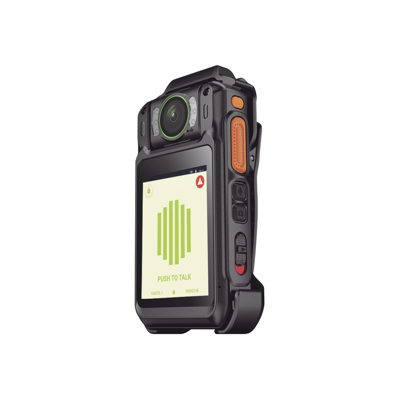 T8-TSMART Body Cam T8 Con Servicio de Radio TASSTA Smart 1 año