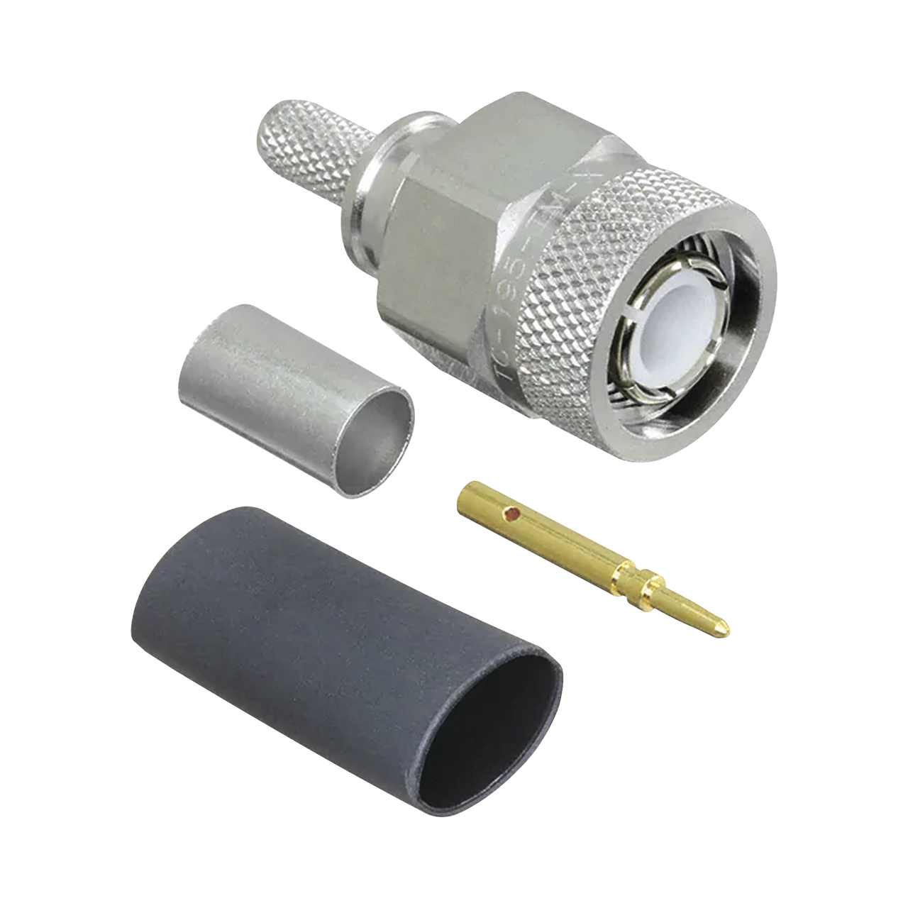 TC-195-TM-X Conector TNC Macho de Anillo Plegable para LMR-195, LMRLW-195, RG58, RG142.