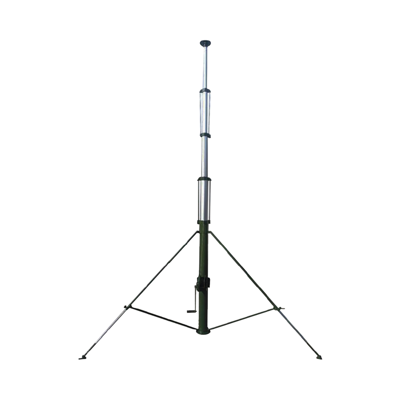 TELEMASTM15 Mástil Telescópico Retraible Manual de 15 metros con Accesorios. Incluye Tripie.
