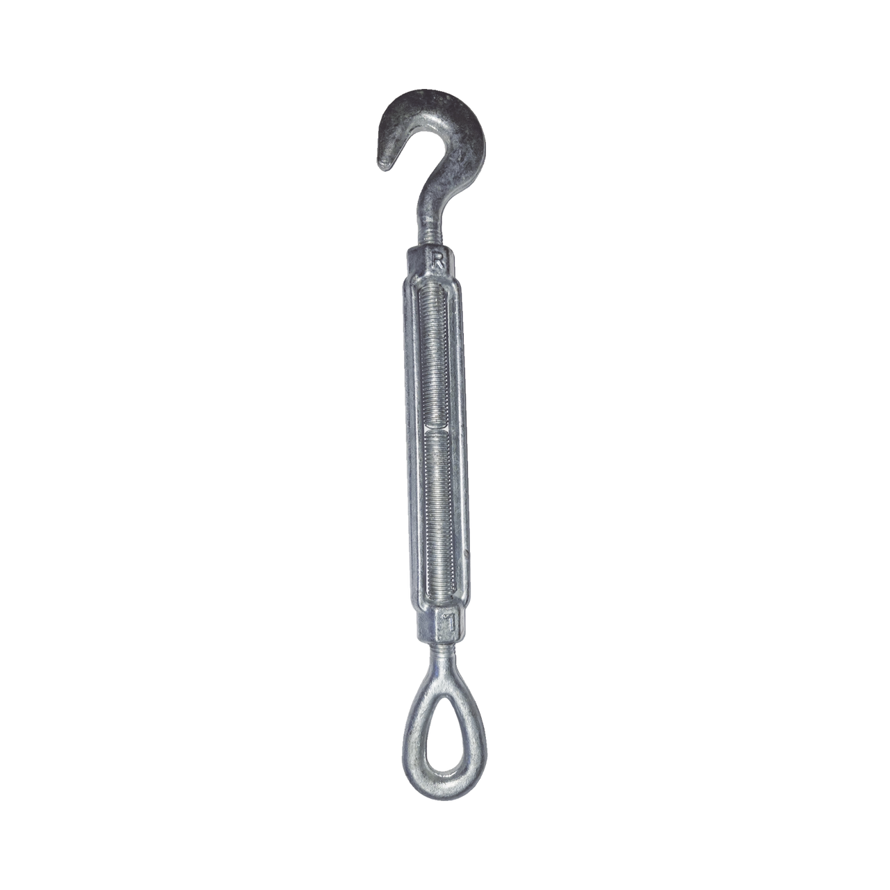 TEN5/8X9OGJ Tensor de 5/8 x 9 Acero Forjado OJO-GANCHO Galv. Inmersión en Caliente (Carga Max. 2250 lbs).
