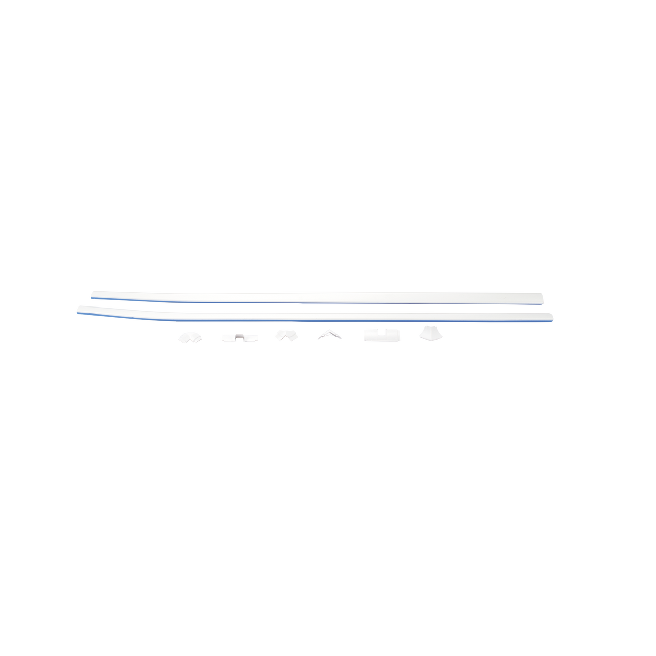TH-CAN-90CD El Kit de Canaleta 90° Con División Ideal Para Organizar y Ocultar cables en esquinas o en instalaciones con ángulos de 90°., Con Cinta Adhesiva Para una Instalación Más Rápida, (5601-01250)