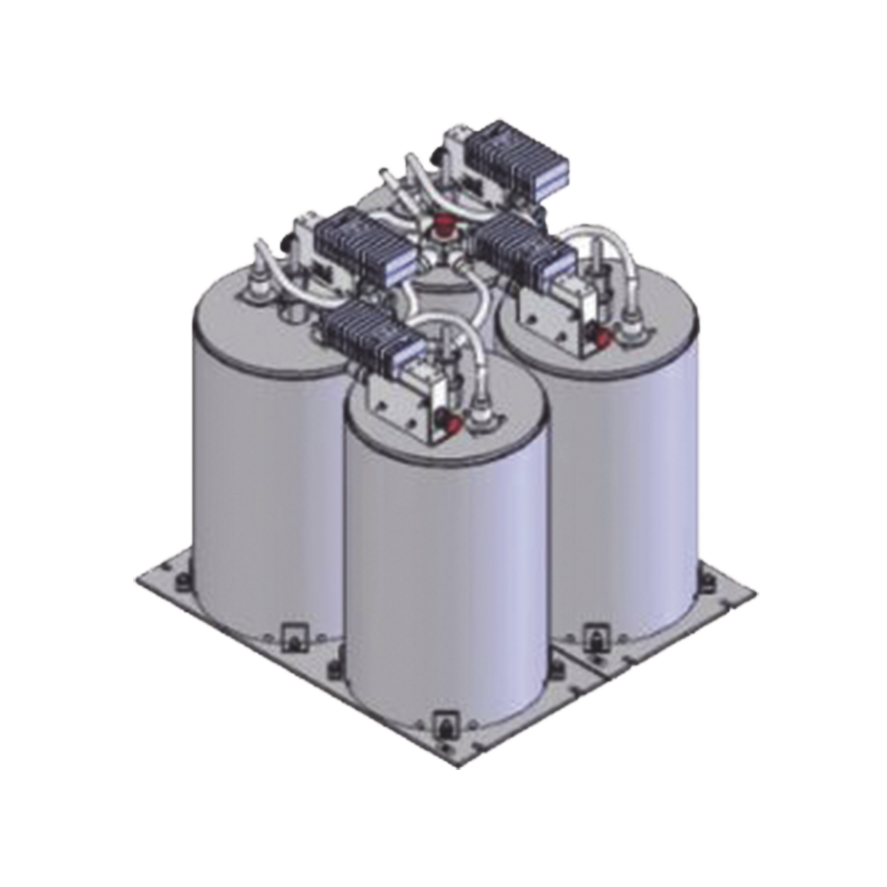 TN3214-R4 Combinador SINCLAIR, 4 Canales, 430-470 MHz, Montaje en Rack 19, 100 kHz, 125 Watt, N Hembras.