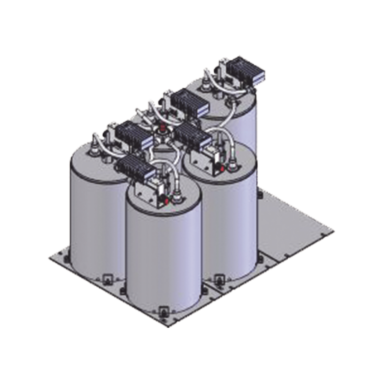 TN3215-R4 Combinador SINCLAIR, 5 Canales, 430-470 MHz, Montaje en Rack 19, 100 kHz, 125 Watt, N Hembras.