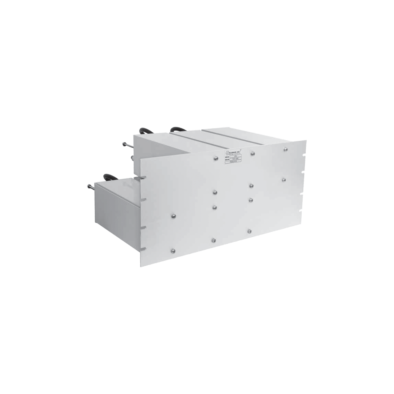 TPCP-1546C Preselector Pasa-Banda de 148-174 MHz, 6 Cavidades Cuadradas de 4 por Lado, 2.2 MHz de Ancho de Banda, N Hembras.