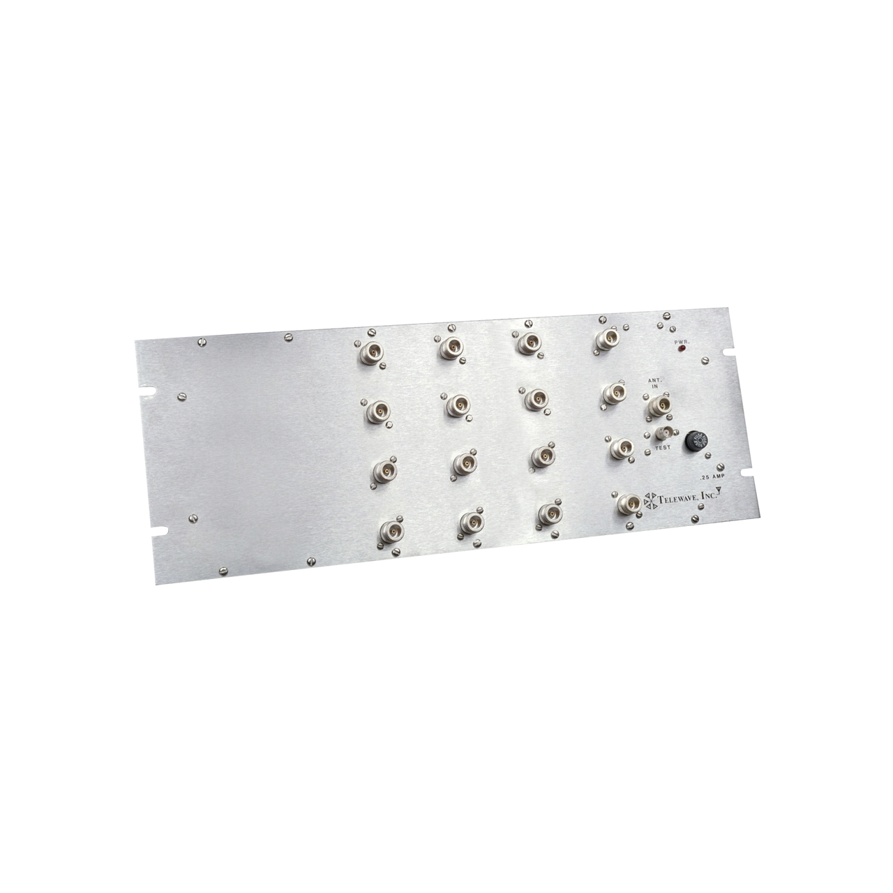 TWR16-450 Multiacoplador para 400-512 MHz, 16 canales, 40 MHz de Ancho de Banda, 0-15 dB de Ganancia, N Hembras.