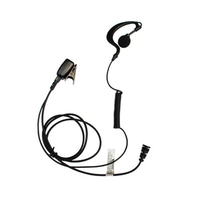 TX-118-V03 Micrófono de solapa con auriculares de gancho en forma de G para radios VX160/231/180/210/400