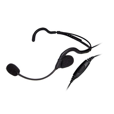 TX-760-M01 Diadema por detrás de la cabeza con boom flexible para radios TC-500/ 518/ 600/ 610/ 700 y para Modelos GP300/ SP-50/ P1225/ PRO3150/ MAG ONE/ EP450/ EP350