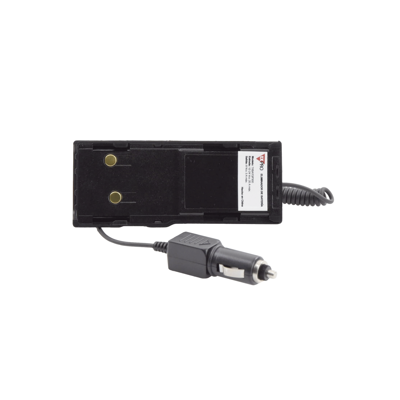 TXBATGP300 Cable Adaptador de Corriente para vehículo para radios GP300
