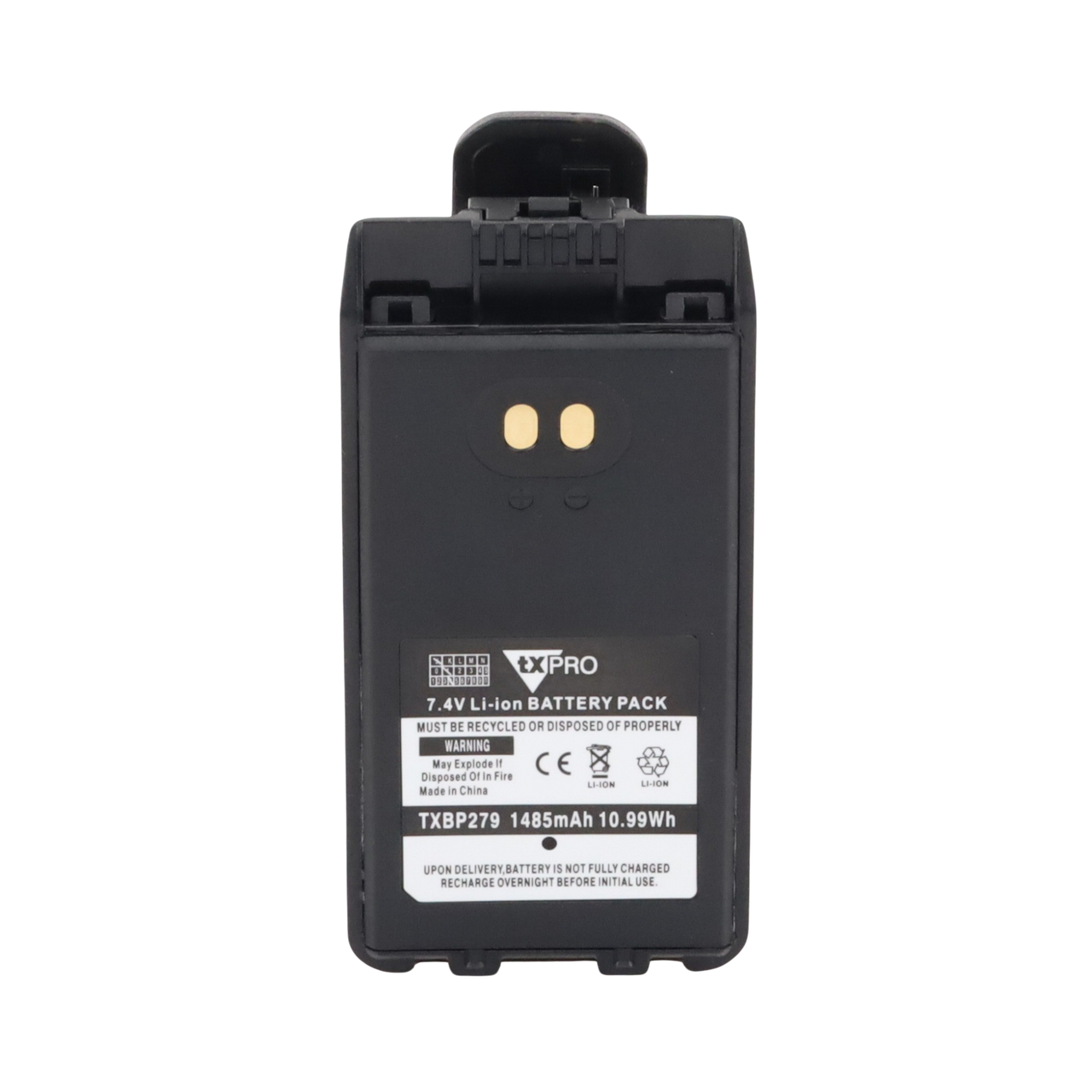 TXBP279 Batería de Li-Ion de 1485mAh para radios IC-F1000/2000/ ICF1100/ICF2100