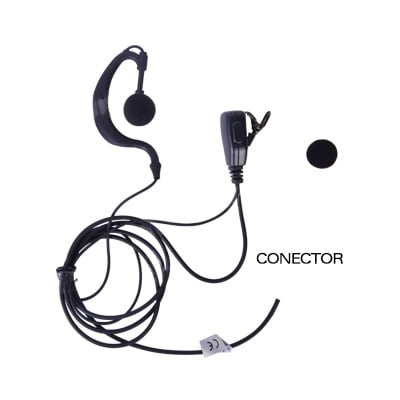 TXEHK Micrófono - audífono de solapa ajustable al oído para KENWOOD TK3230/ 3000/ 3402/ 3312/ 3360/ 3170, NX240/ 340/ 220/ 320/ 420