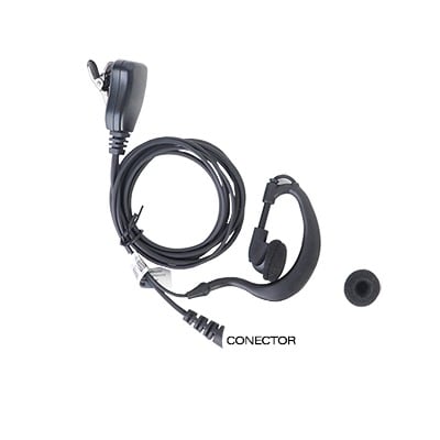 TX-EHM Micrófono - audífono de solapa ajustable al oído para  TC-500/ 518/ 600/ 610/ 700 y radios GP300/ PRO2150/ P110/ GP350/ SP-10/ PRO3150/ EP450/ EP350/ MAG ONE/ R2 / DEP250