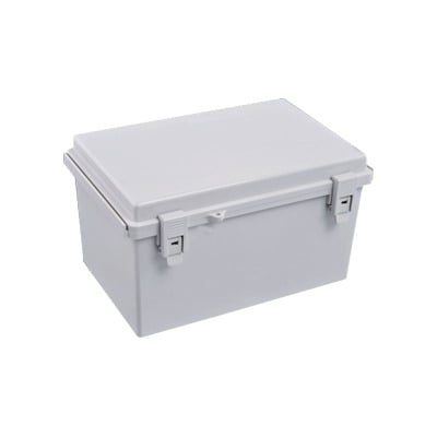 TXG-01-46 Gabinete Plástico para Exterior (IP65) de 185 x 285 x 180 mm Cierre por Broche.