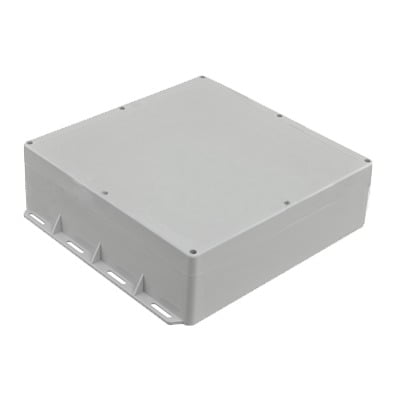 TXG-01-57 Gabinete Plástico para Exterior (IP65) de 300 x 300 x 90 mm Cierre por Tornillos.