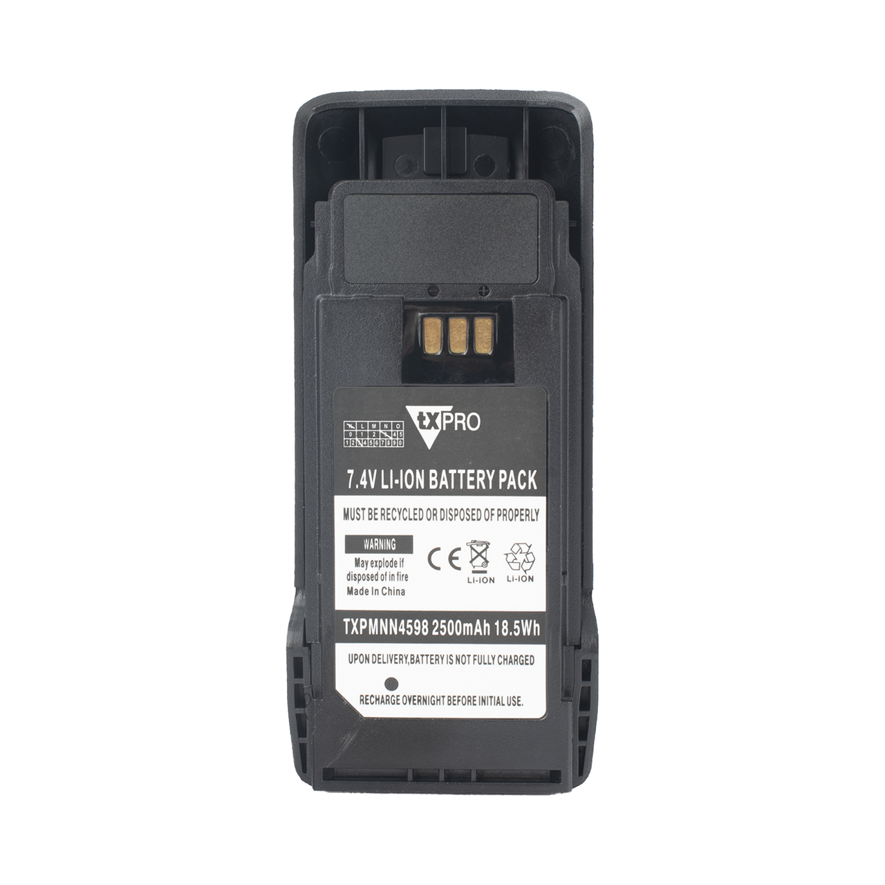 TXPMNN4598 Batería de Li-Ion, 2500mAh para radios R2